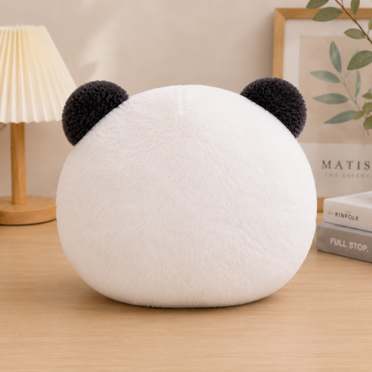 Furry Panda Face Plush Toy - Image 5